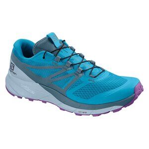 Salomon Women's Sense Ride 2 Vibe Trail Running Shoes Hiking Blue Size 7.5